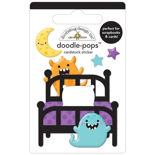 Doodlebug doodle-pops 3D Stickers - Boogie Monsters
