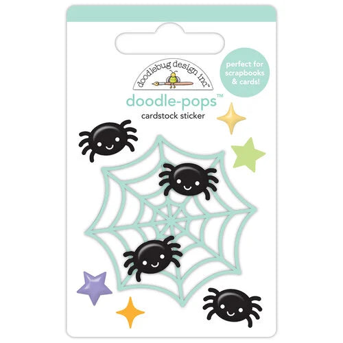 Doodlebug doodle-pops 3D Stickers - Spiderlings