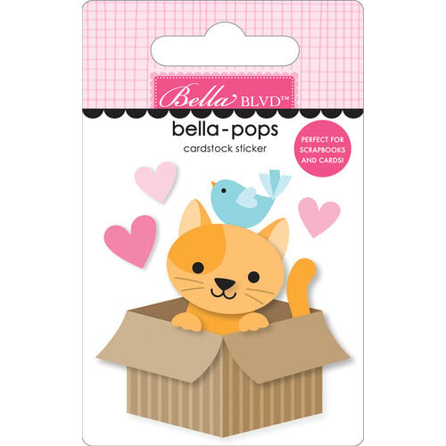 Bella-pops 3D stickers - Curious Kitty
