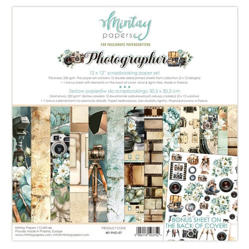 Photographer 12x12 Paper Pack