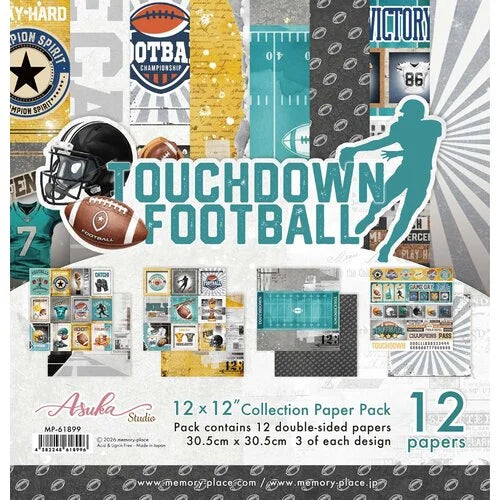 Memory Place - Touchdown Football Collection - 12 x 12 Collection Pack