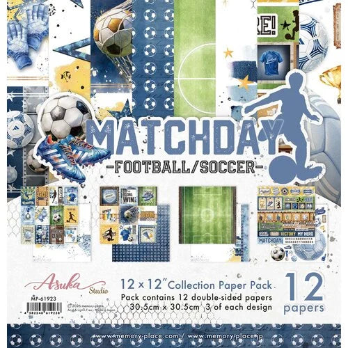 Memory Place - Matchday Football - Soccer Collection - 12 x 12 Collection Pack