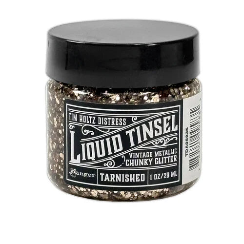 Ranger Ink - Tim Holtz - Distress Liquid Tinsels - Chunky - Tarnished - Gold