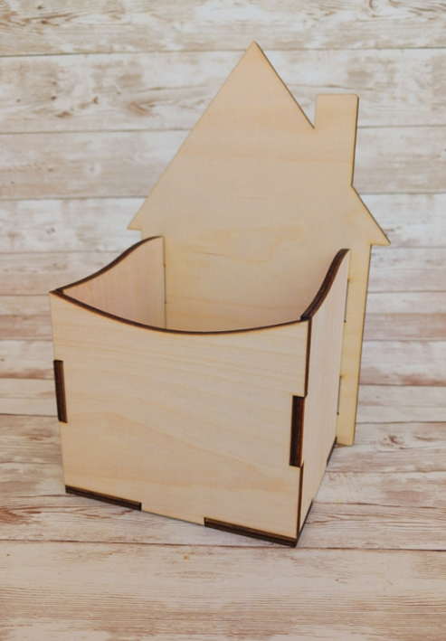 DIY Wood House Tag Box