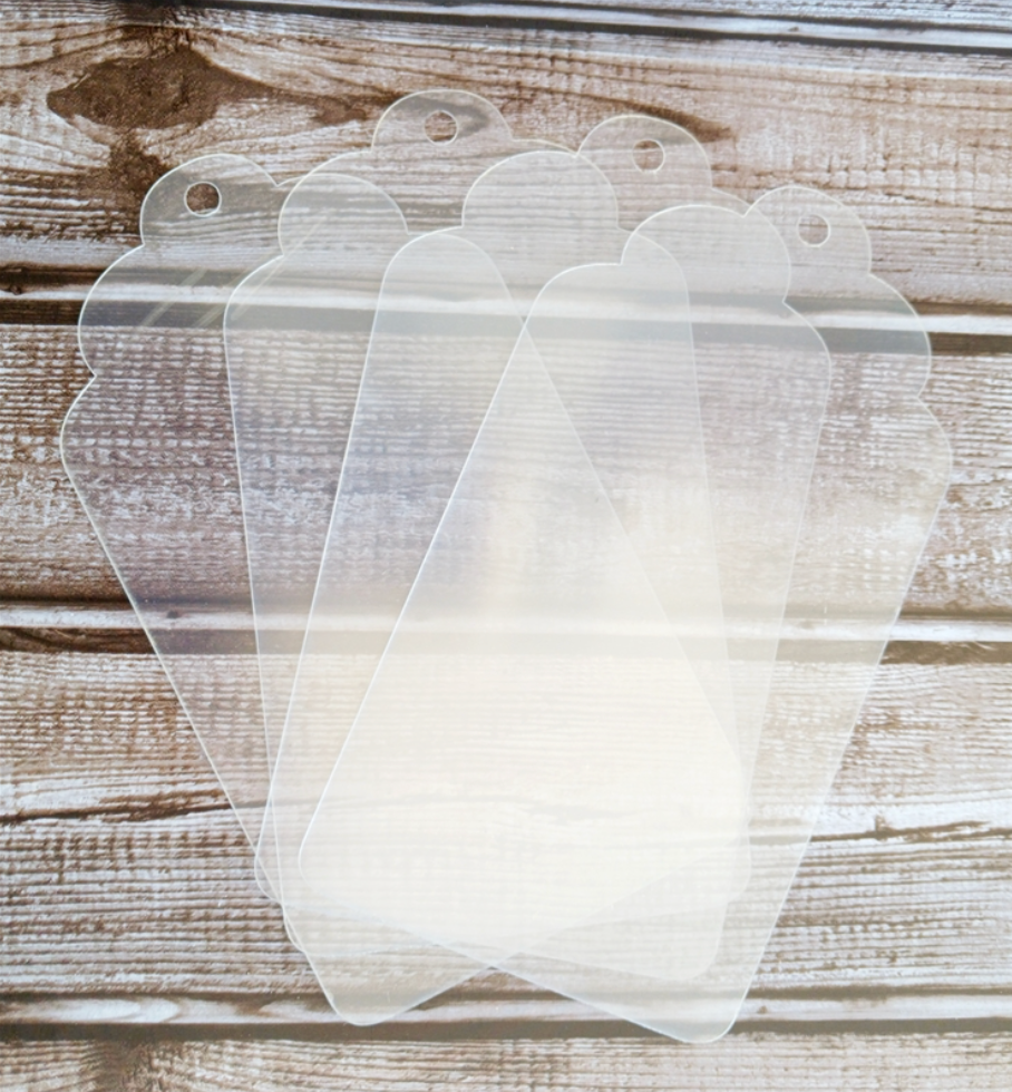Acrylic Scallop Tags