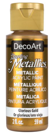 DecoArt Dazzling Metallics Bright Brass