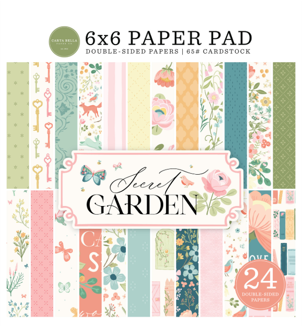 Carta Bella Secret Garden 6x6 Paper Pad