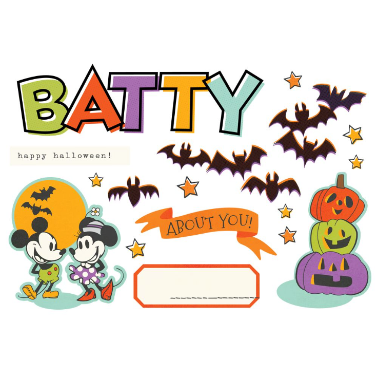 Simple Stories Say Cheese Classic Mouse Halloween Simple Pages Page Pieces