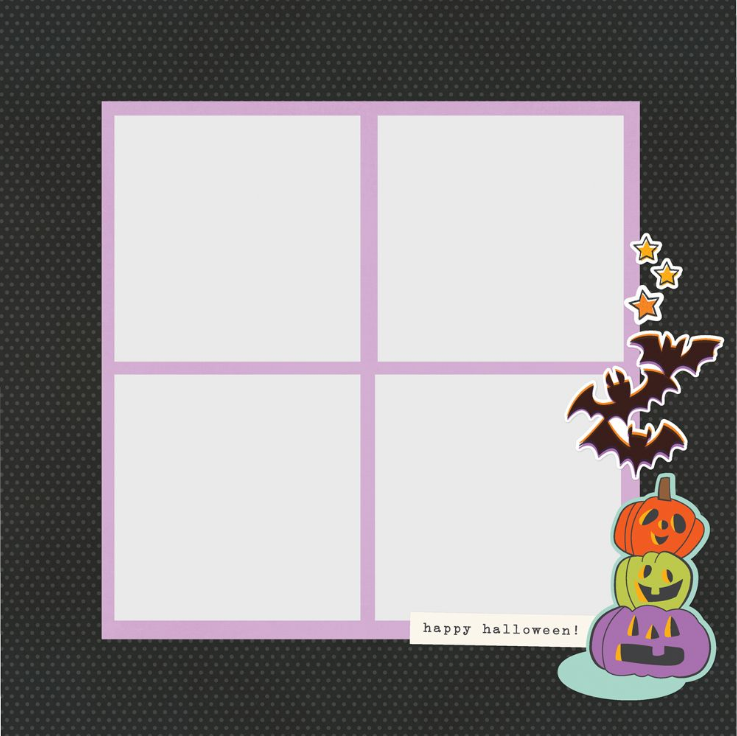 Simple Stories Say Cheese Classic Mouse Halloween Simple Pages Page Pieces