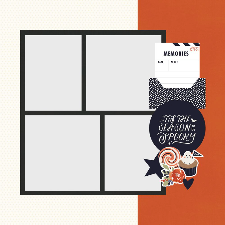 Simple Stories Frightful Fun Simple Pages Page Pieces