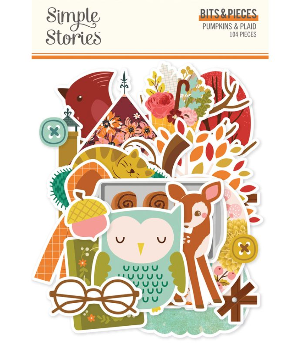 Simple Stories Pumpkins and Plaid Bits & Pieces