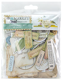 49 & Market The Quiet Observer Chipboard Set