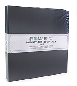 49 & Market Foundations 12x12 Album Black
