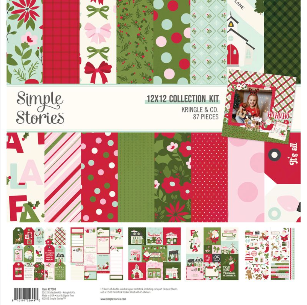 Simple Stories Kringle and Co Collection Kit