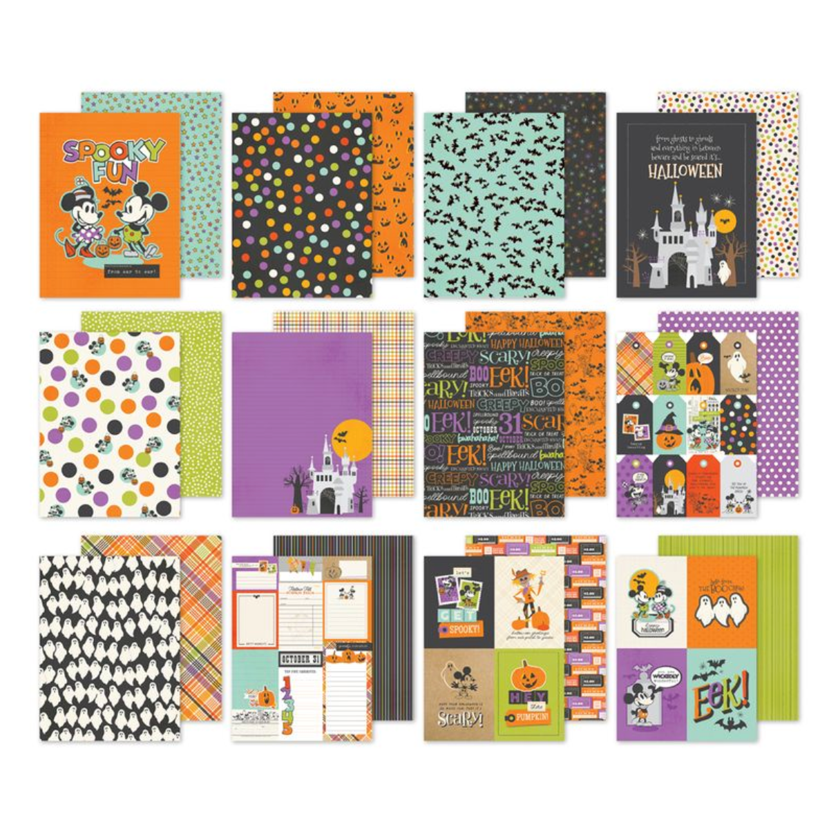 Simple Stories Say Cheese Classic Mouse Halloween 6x8 Pad