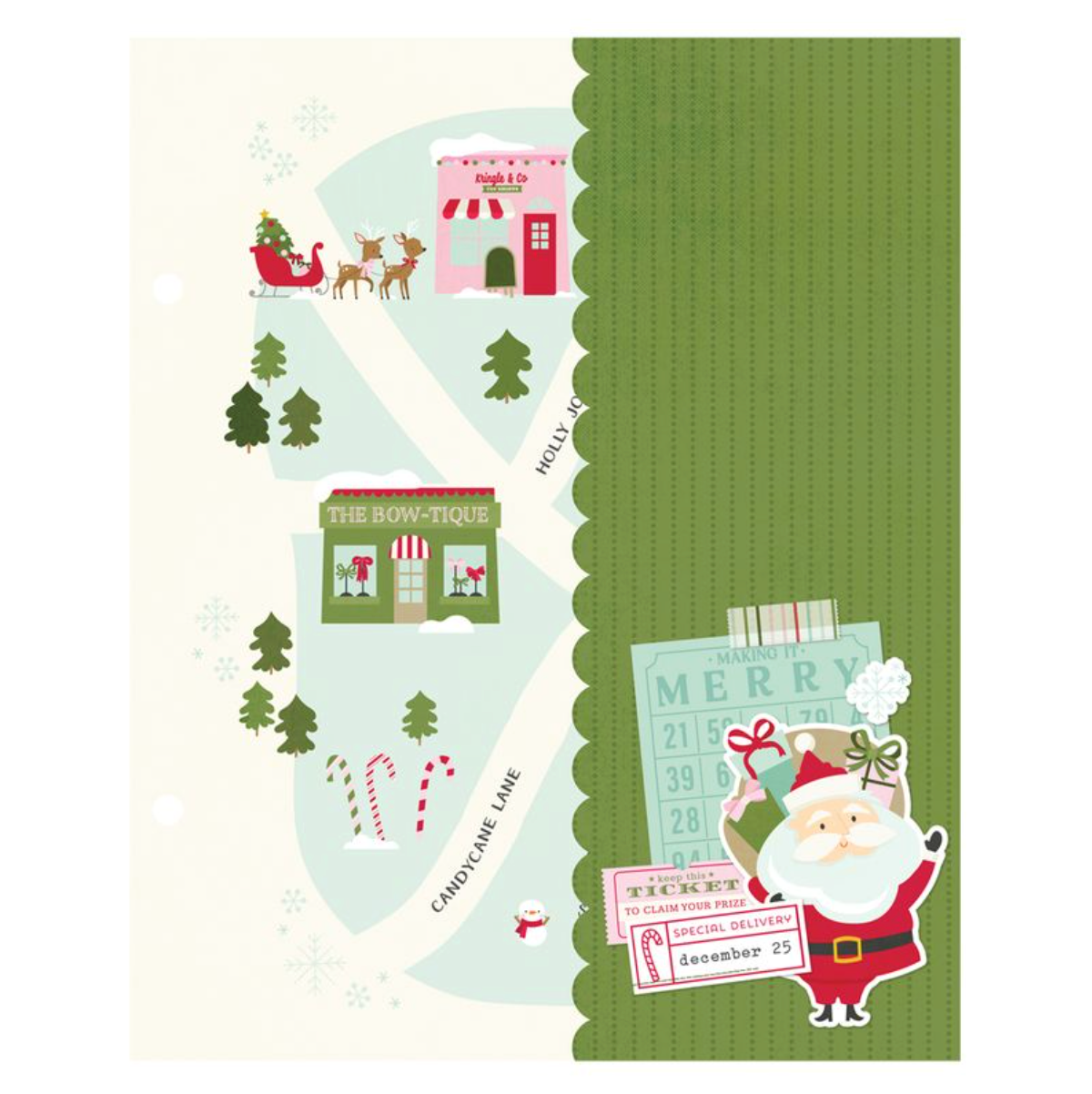 Simple Stories Kringle and Co SN@P! 6x8 Binder Inserts