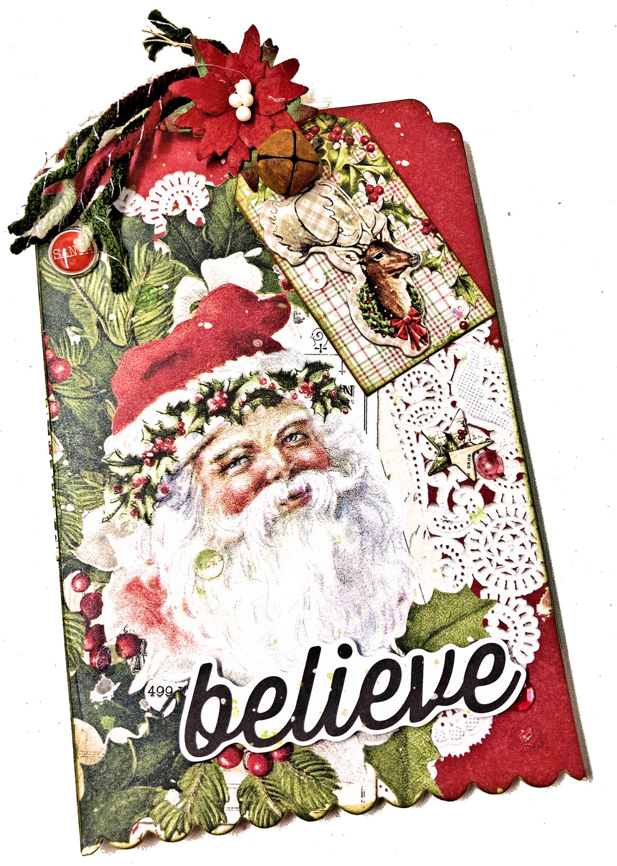 The Yuletide Box of Tags by Kathy Clement. TUTORIAL ONLY
