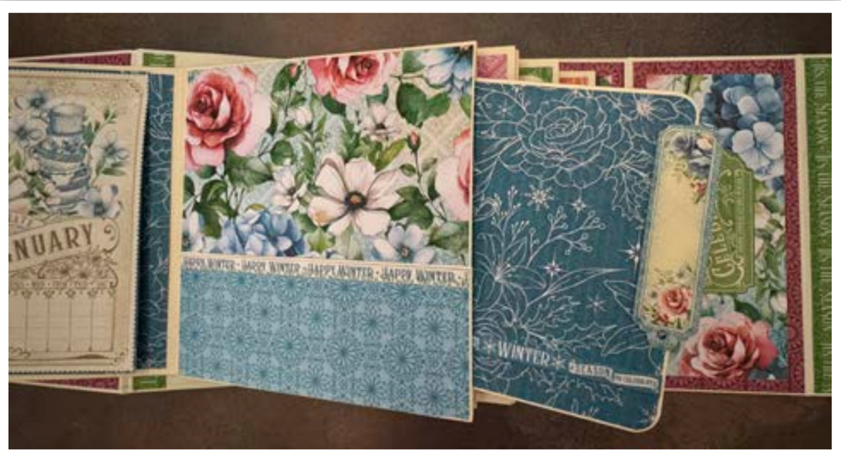 Graphic 45 Class Series Vol 8 2024 - A Season to Celebrate Wrap Around Album Kit