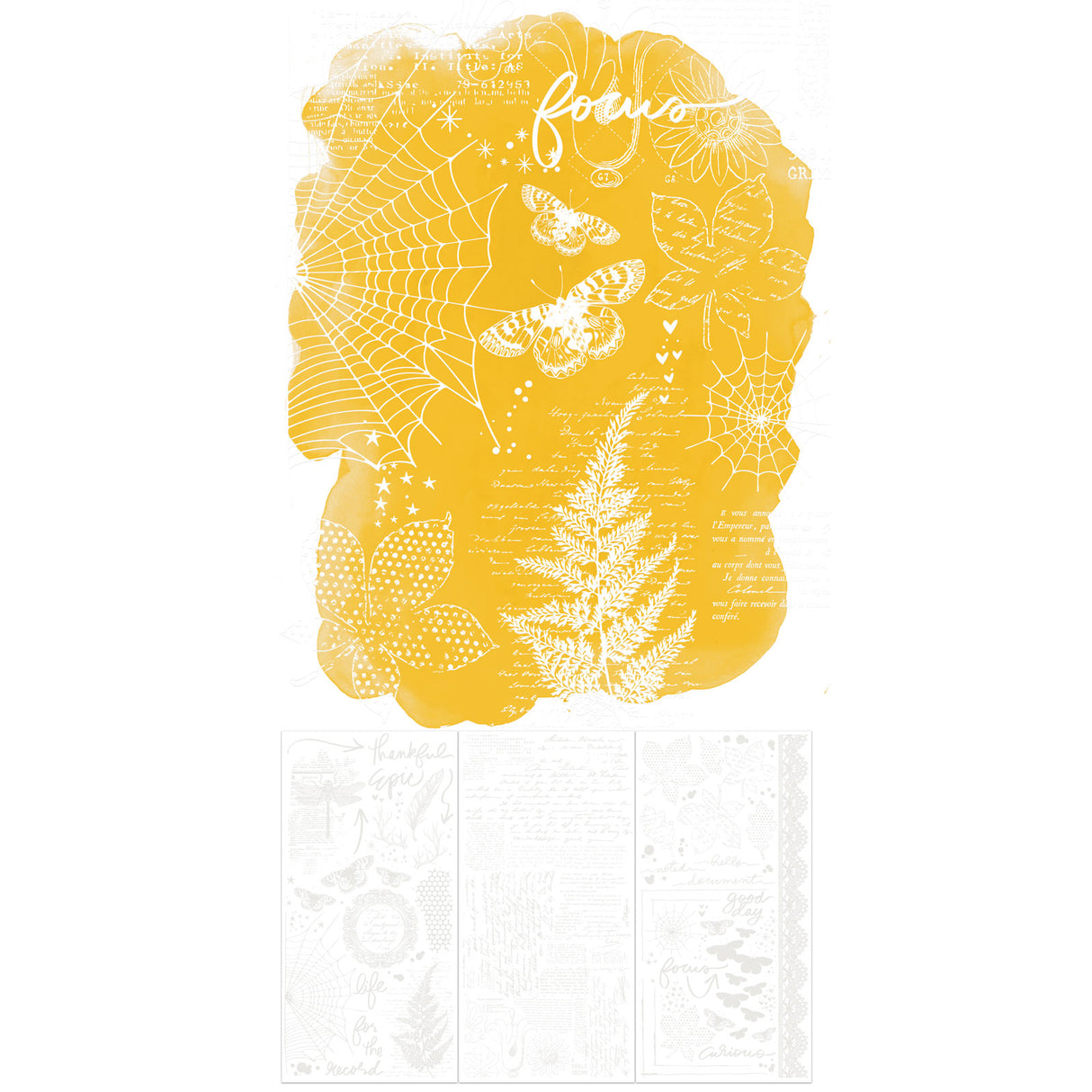 Irresistible Focus Rub-on Transfers by Vicki Boutin
