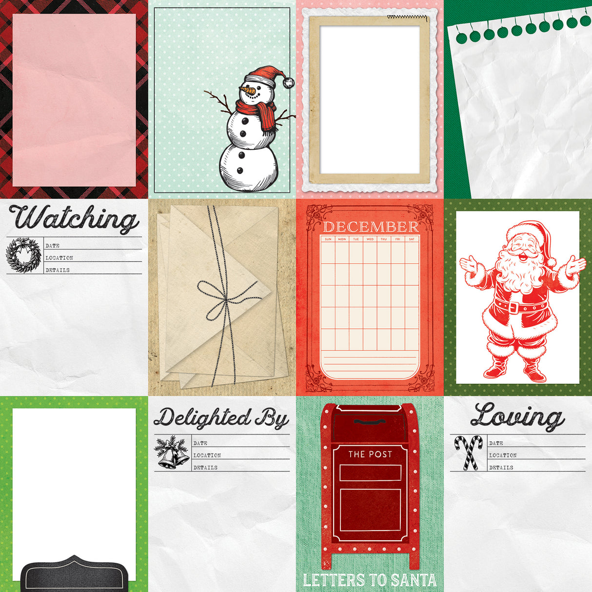 Mistletoe and Memories 12x12 Starters Collection Pack (10 papers, 1 ea)