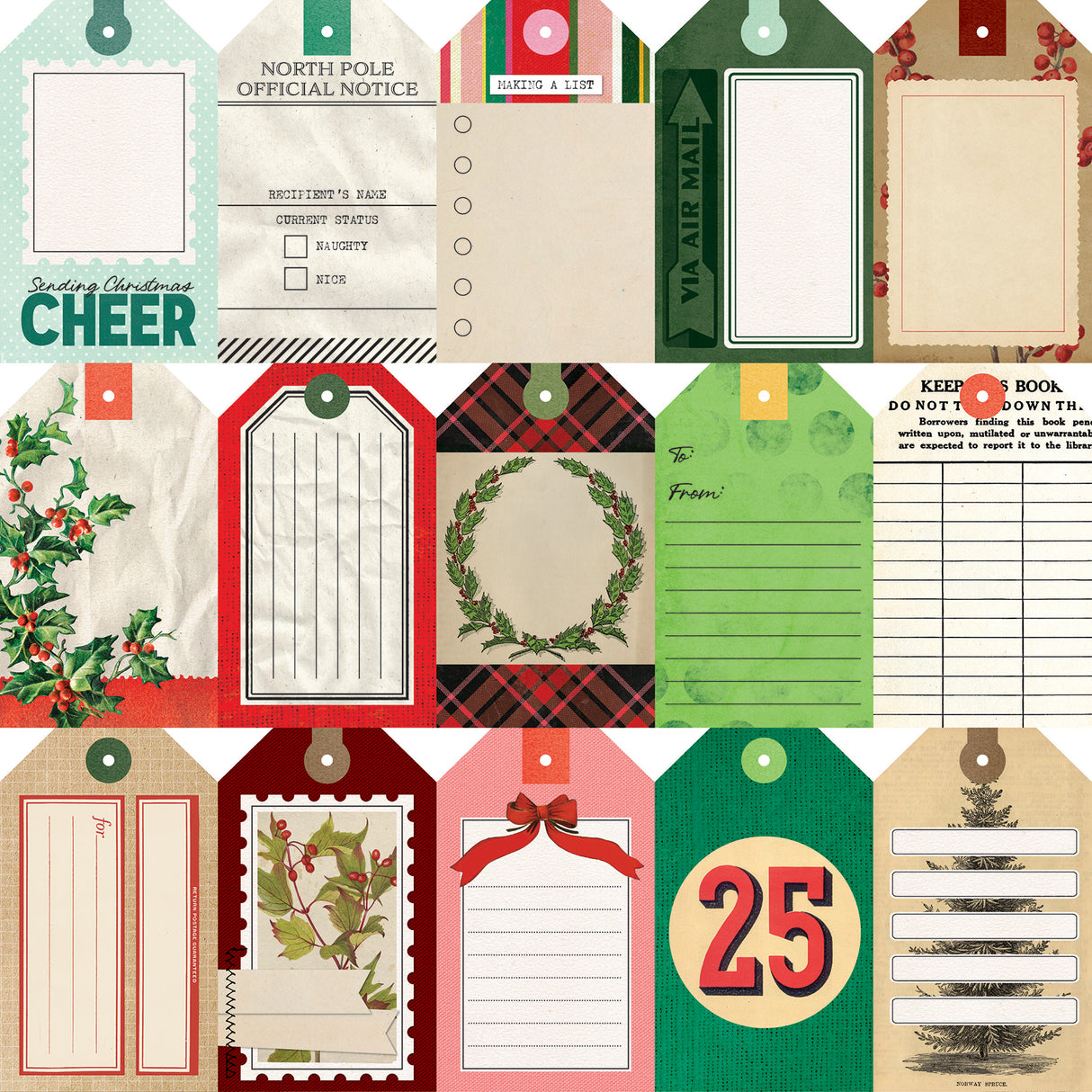 Mistletoe and Memories 12x12 Starters Collection Pack (10 papers, 1 ea)