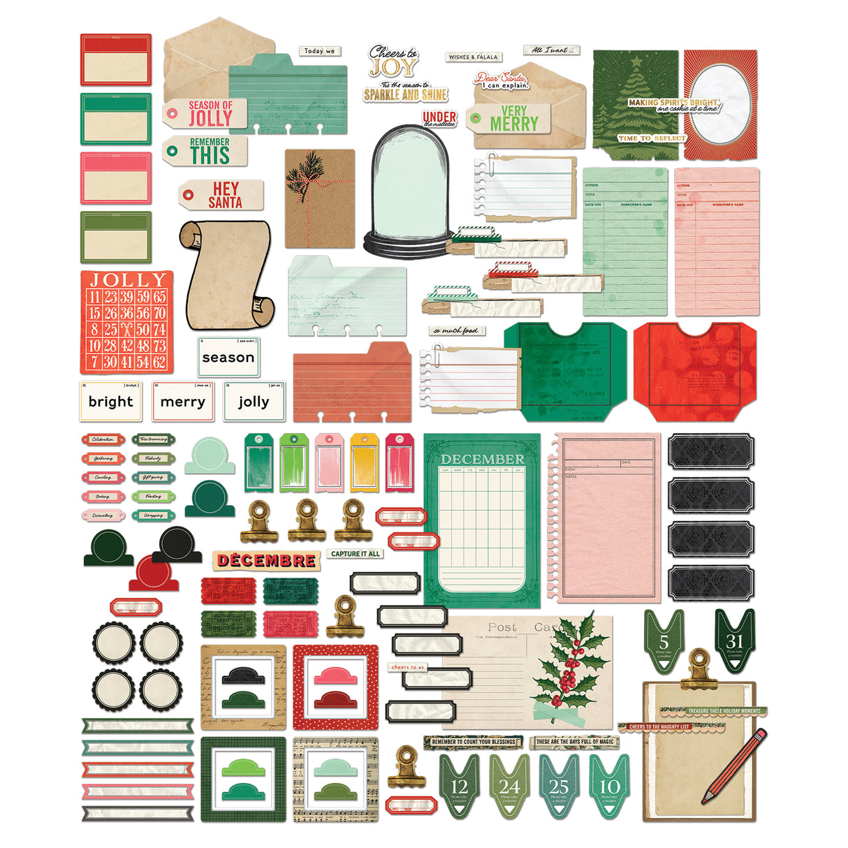 49 And Marketing Journaling Die-Cuts Mistletoe and Memories