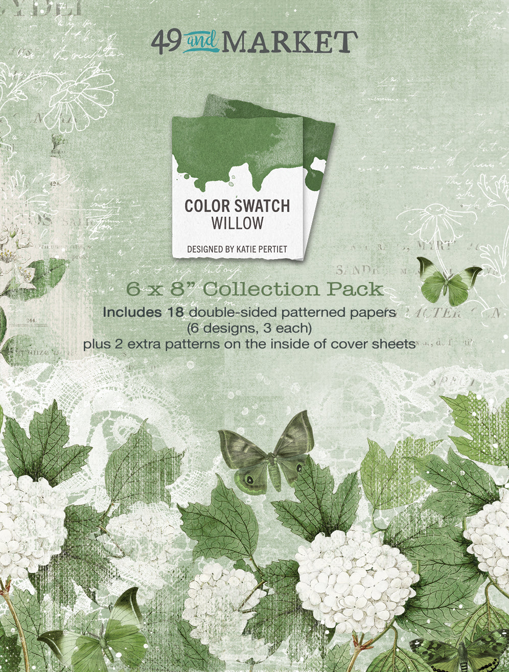 Color Swatch Willow 6x8 Paper Collection Pack