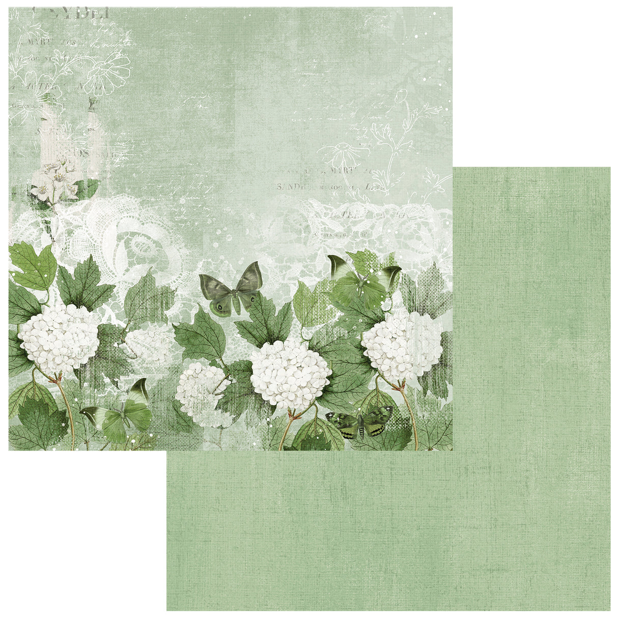 Color Swatch Willow 12x12 Paper Collection Pack