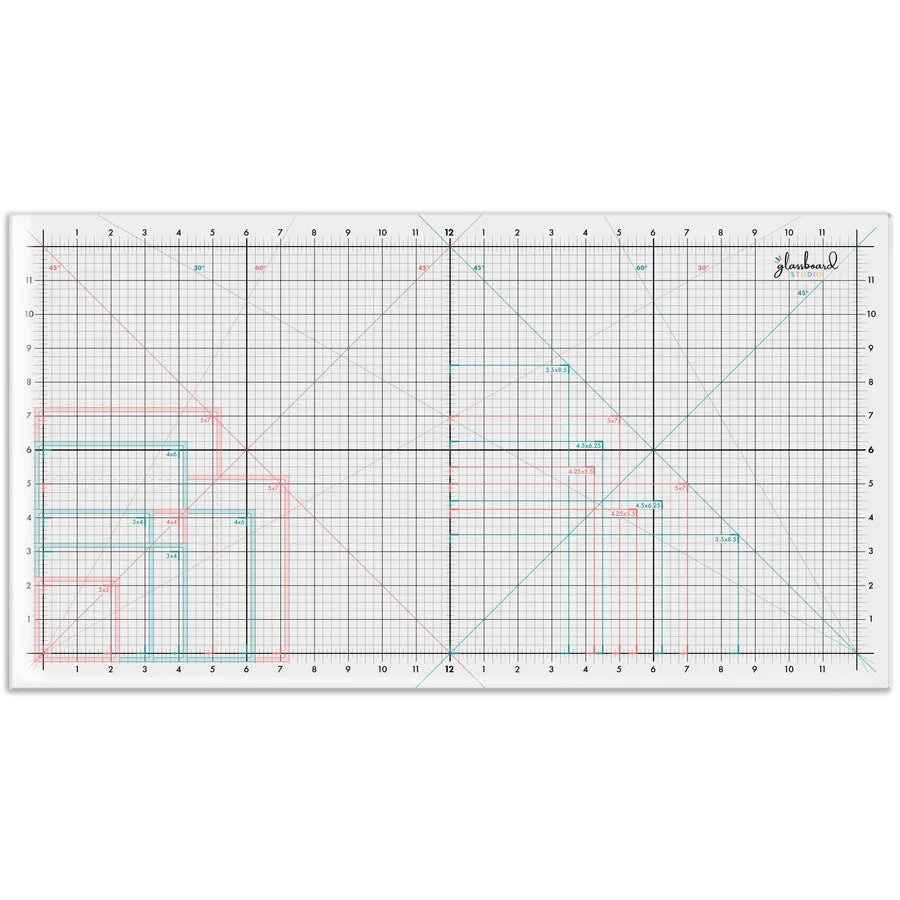 Scrapbook Magnetic Glass Craft Mat - Sparkle Scrapbook Mat