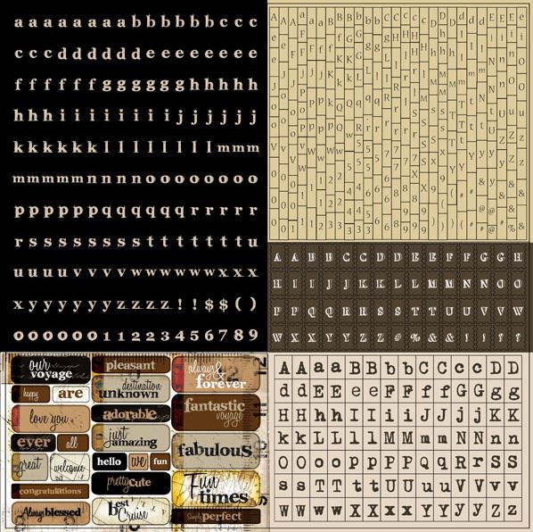 Prima Tiny Alphas Stickers- Engraver