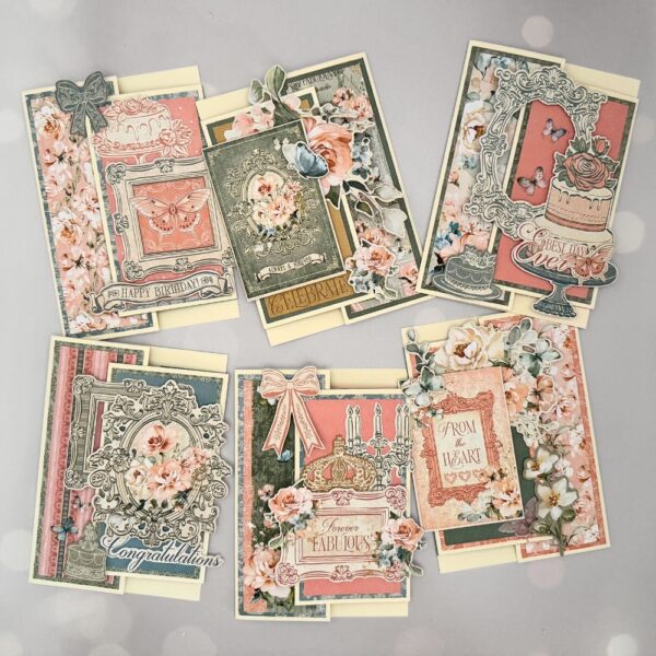 Graphic 45 Card Class Series - Always & Forever Card Kit