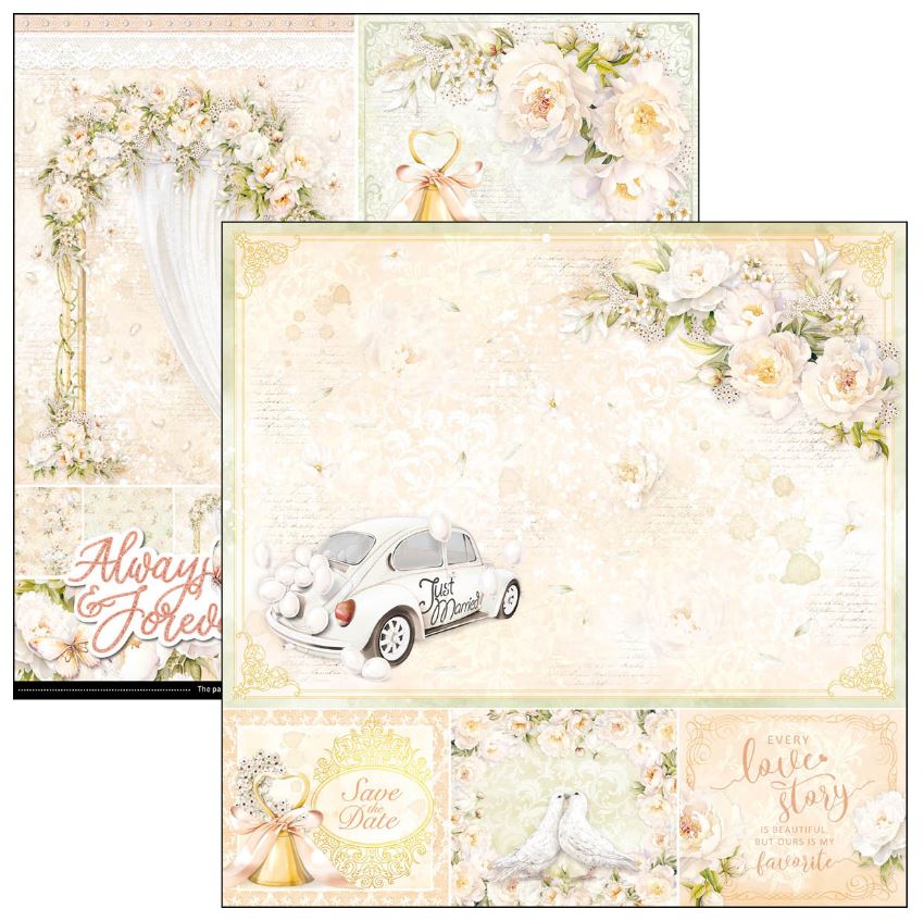 Ciao Bella Paper Always & Forever 8x8 Paper Pad