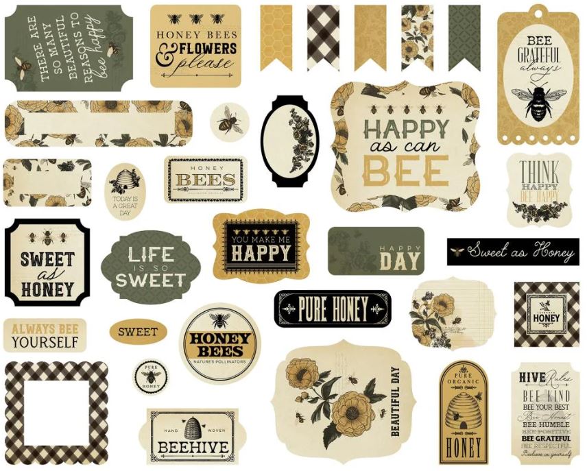 Carta Bella Honeybee Ephemera
