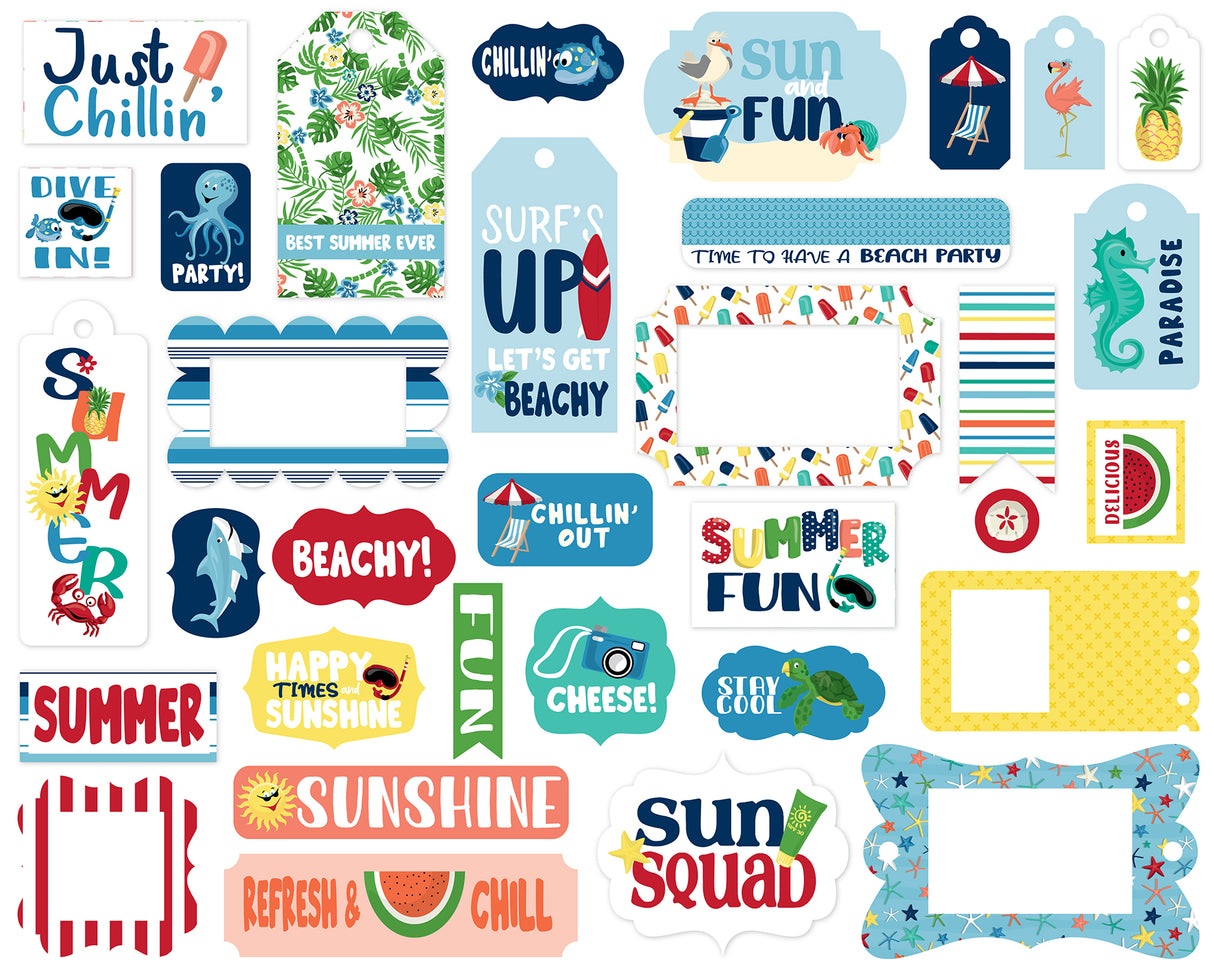 Beach Party Echo Park Frames & Tags
