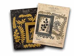 Graphic 45 - Rectangle Frames with Ferns & Foliage Die Set