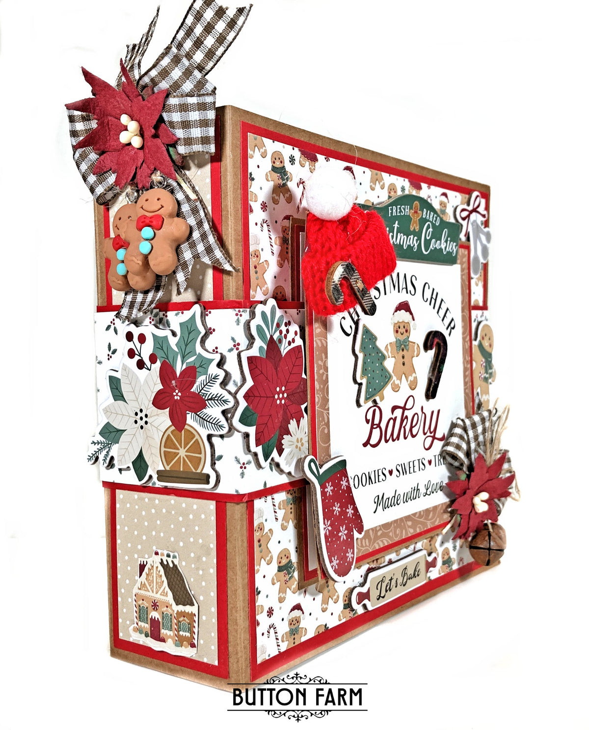 Kathy Clement Baking Christmas Cheer folio angled view