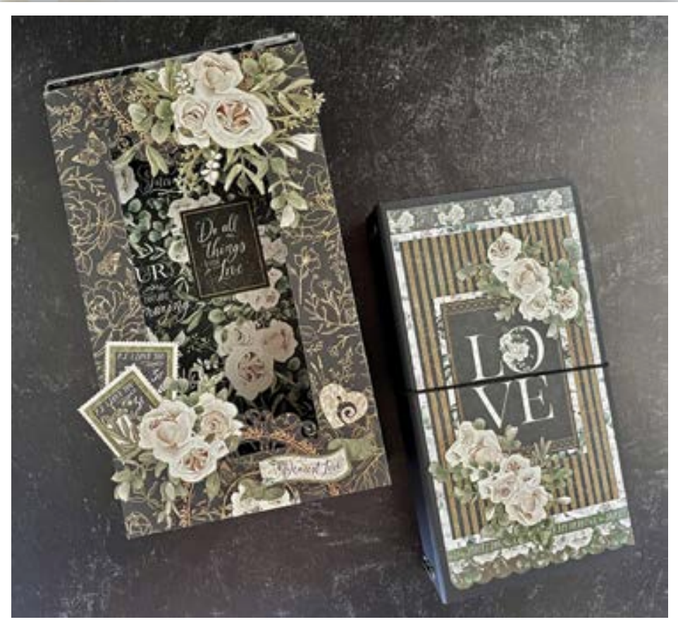 Graphic 45 Monthly Class Series Vol 8 2023 - P.S. I Love You – DIY Shadow Box & Travel Album