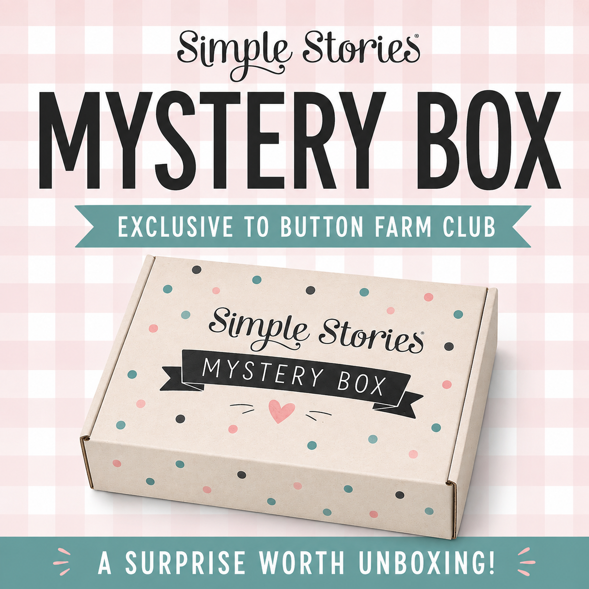 Simple Stories Mystery Box ✨✨✨Button Farm Club Exclusive ✨✨✨