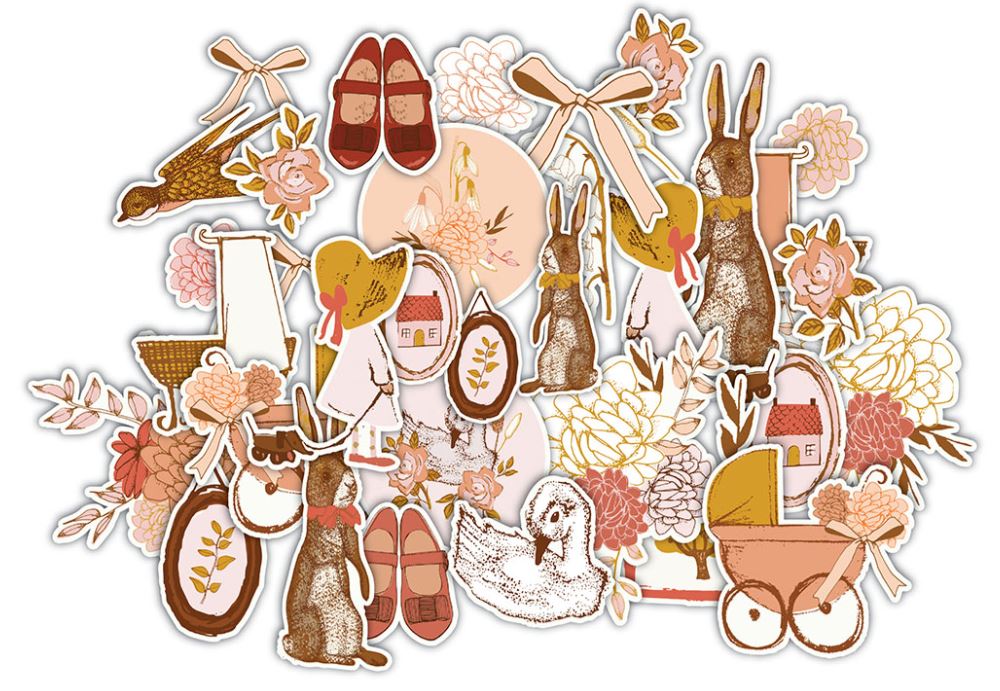 Craft Consortium Nostalgia Chipboard Ephemera