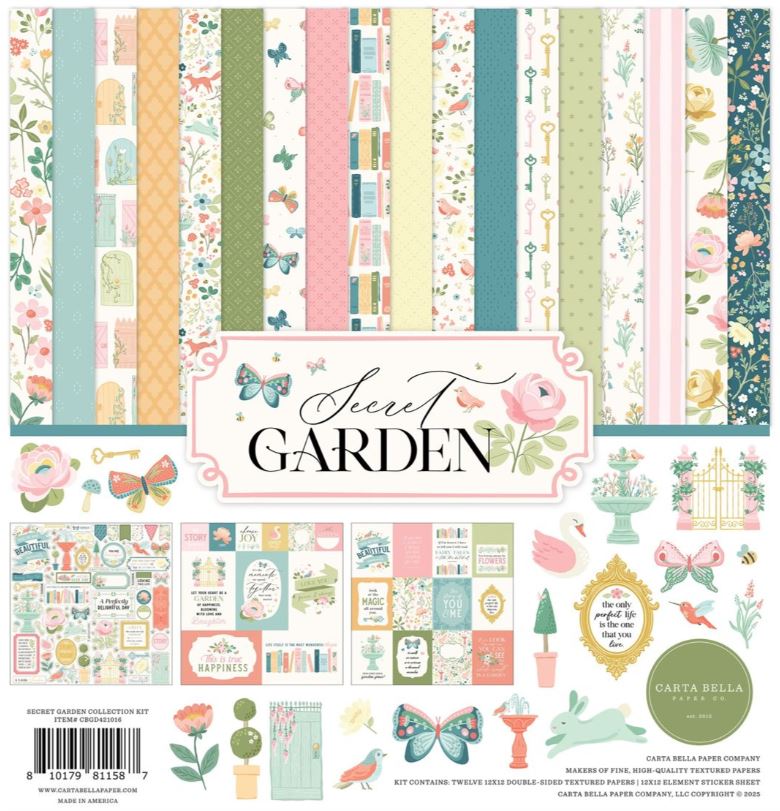 Carta Bella Paper Secret Garden Collection Kit