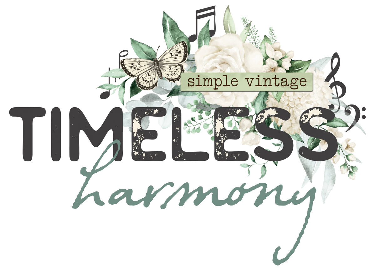 Simple Vintage Timeless Harmony 4X6 Album Kit by Simple Stories