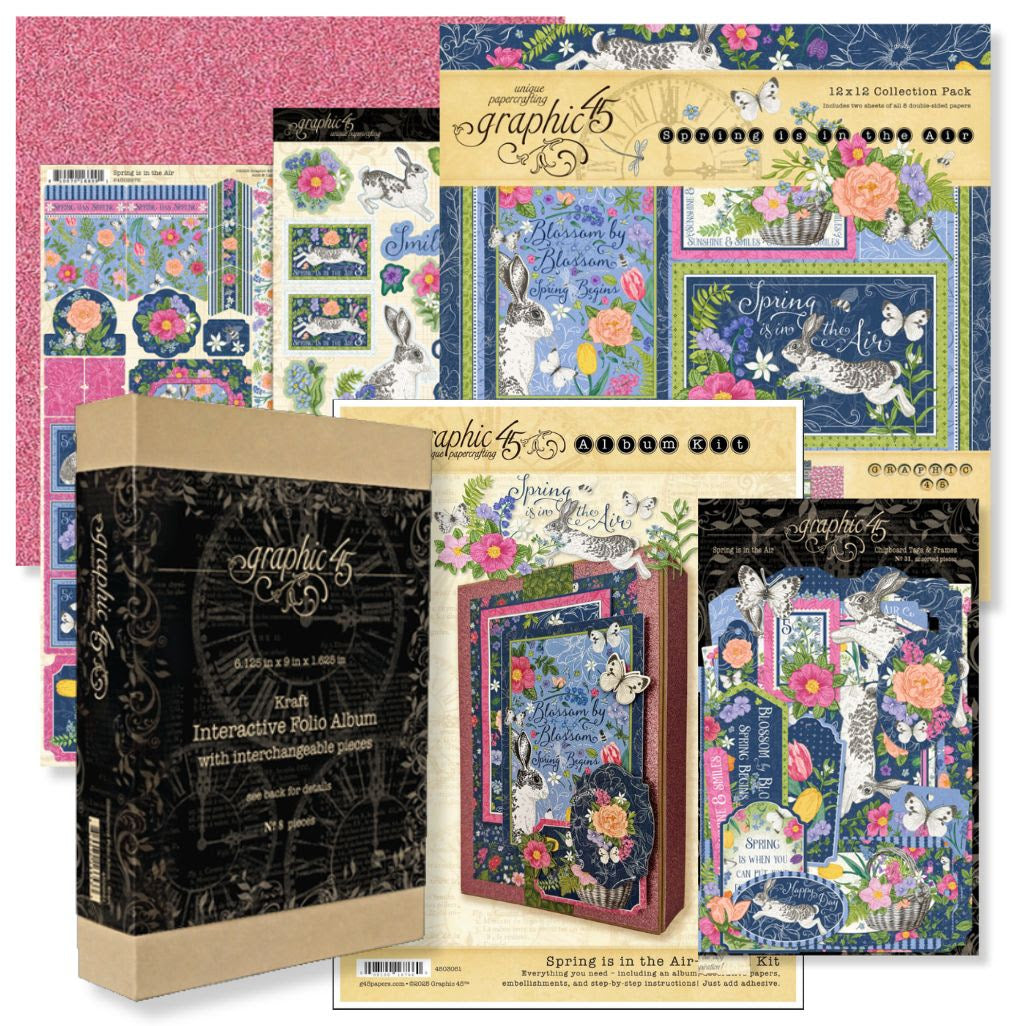 Graphic 45 Class Series Vol 2 2025 - Spring is in the Air – Interactive Folio Album