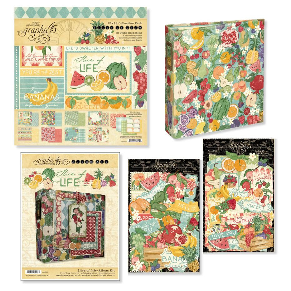 Graphic 45 Class Series - Slice of Life Album Kit