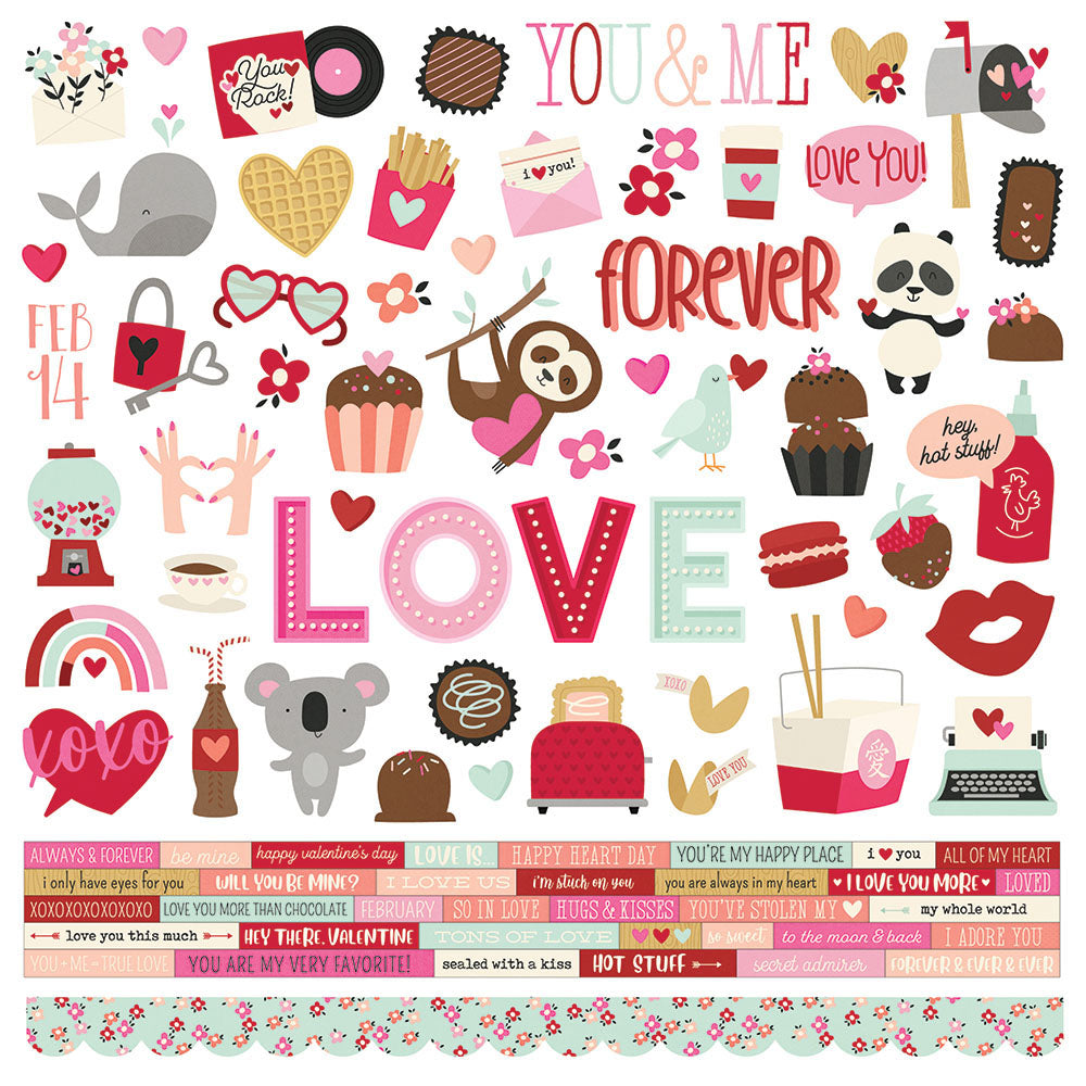 Sweet Talk Cardstock Sticker