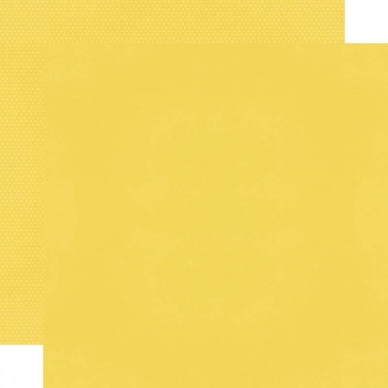 Color Vibe 12x12 Textured Cardstock - Daffodil