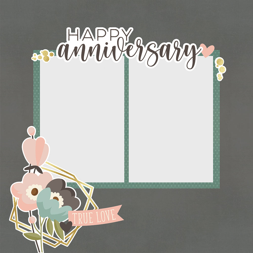Simple Pages Page Pieces - Anniversary