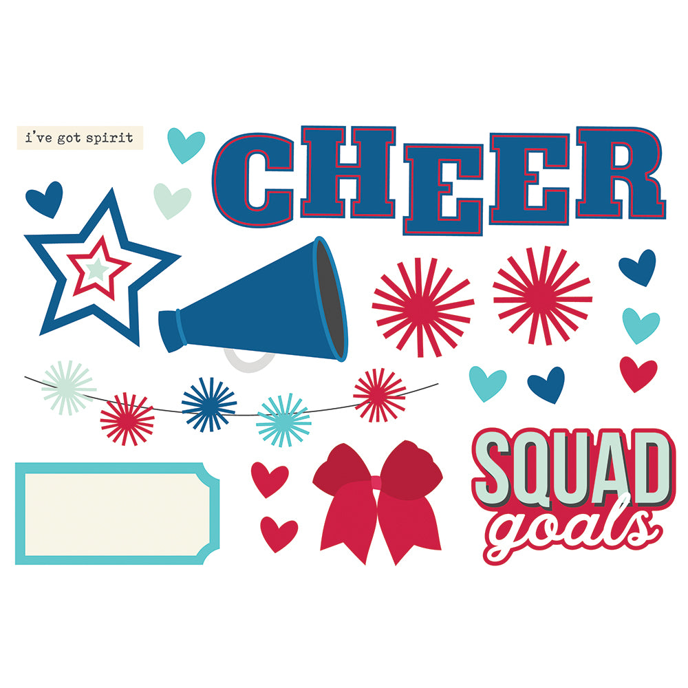 Simple Pages Page Pieces - Cheer