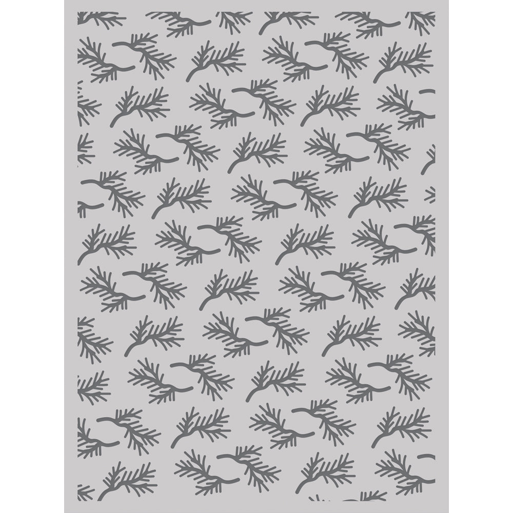 Trail Mix - 6x8 Stencil - Pine Branch