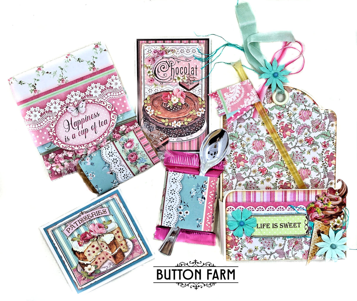 Stamperia Sweety Treat Tags & Interactive Cards Creativity Kit - Digital Tutorial