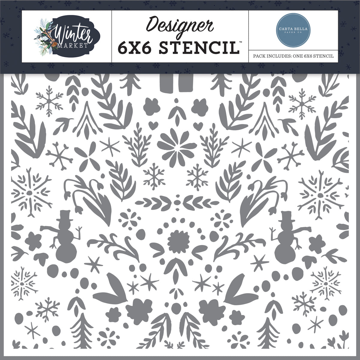Winter Market - Winter Wonderland Stencil